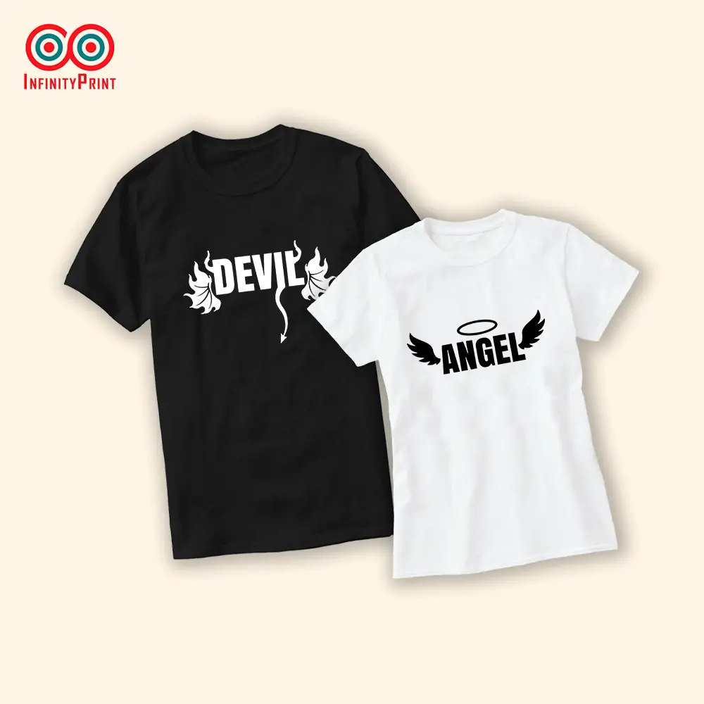 Set Tricouri Devil Angel - imagine 2