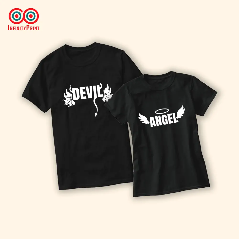 Set Tricouri Devil Angel