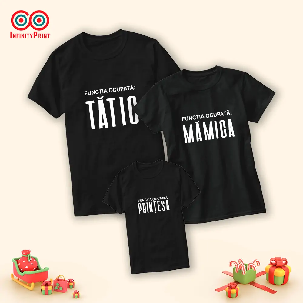 tricouri personalizaate pentru familie